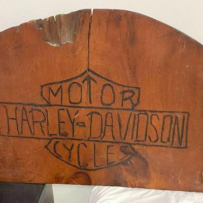 HANDMADE HARLEY DAVIDSON BAR/SHIELD/SLAB