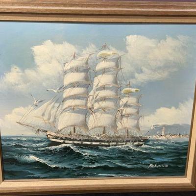 OIL ON CANVAS - ROBINSON