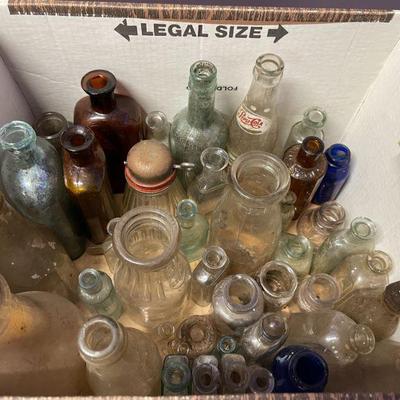 BOX OF BOTTLES