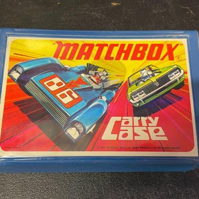MATCHBOX CASE WITH 24 CARS/TRUCKS