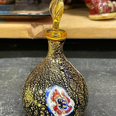 GORGEOUS ART GLASS PERFUME BOTTLE