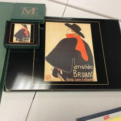 MET PLACEMATS/COASTERS