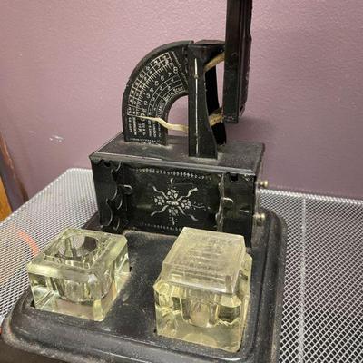 DESKTOP POSTAL SCALE INKWELL