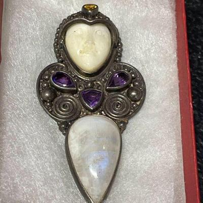 STERLING GODDESS PENDANT
