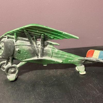 LARGE CAST IRON PLANE DOORSTOP