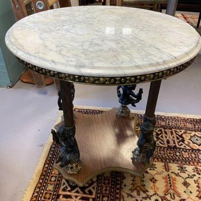 MARBLE TOP TABLE