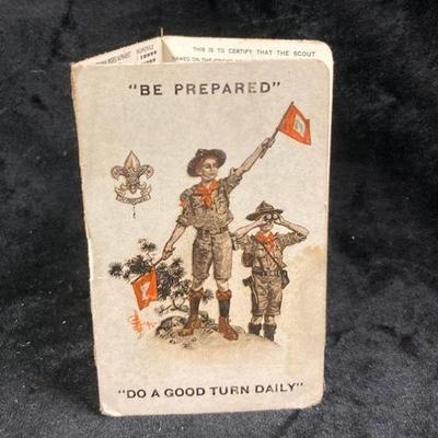 1919 boy scouts membership card