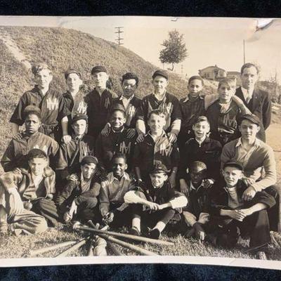 1937 horace mann school baseball team photo