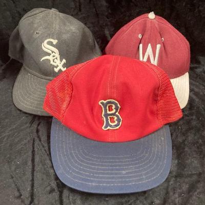 Autographed baseball hats