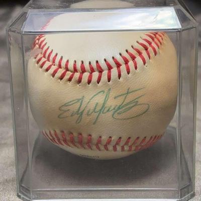 Edgar martinez signed rawlings olb3 baseball