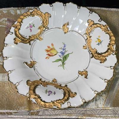 Vintage meissen porcelain charger