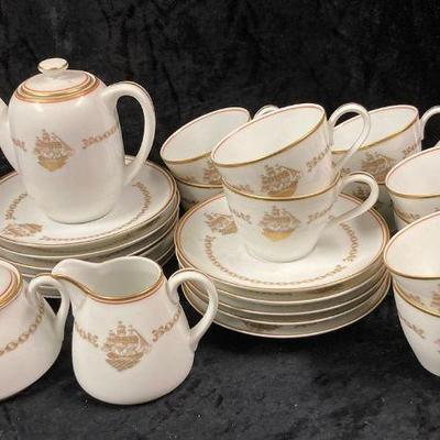 Pan am noritake clipper club coffee service vintage