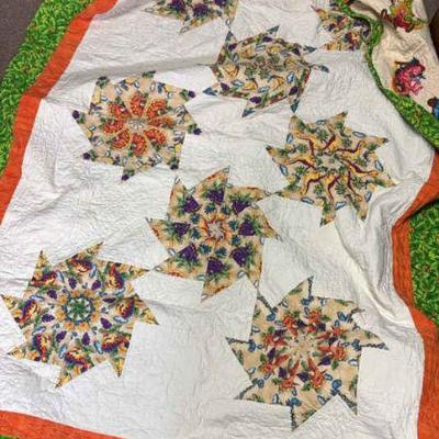 Hand made childs quilt