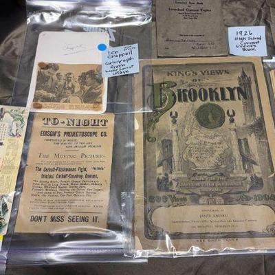 Ephemera len chapelle edison, kings views of brooklyn and more