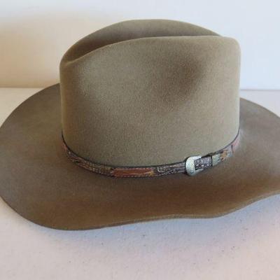 Nelson Leather Co. Vintage Cowboy Hat