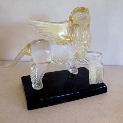 Murano Crystal Venice St. Mark's Lion