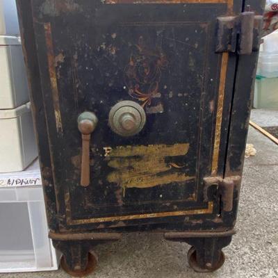 Antique safe with combo