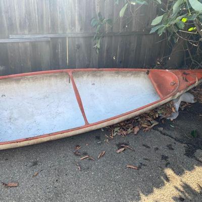 16' 6" fiberglass canoe