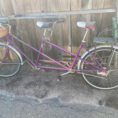 vintage Schwinn tandem bicycle