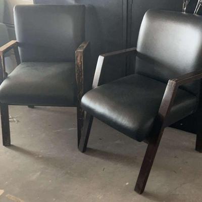 Pa212 mcm easy chairs