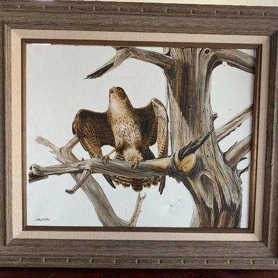 Pa169 eagle painting by james a rome