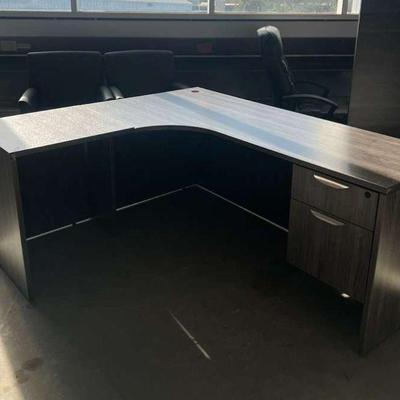 Pa190 gray office desk lot 3