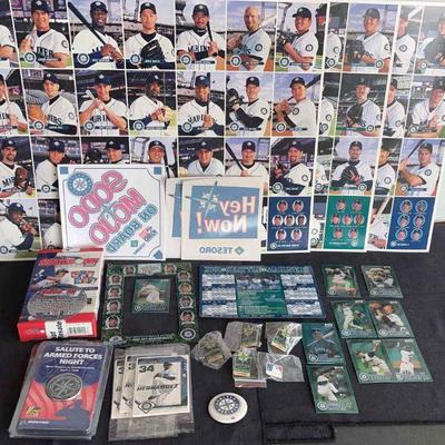 Seattle Mariners Baseball Collectible Memorabilia 2001-2003 * Ken Griffey, Edgar Martinez
