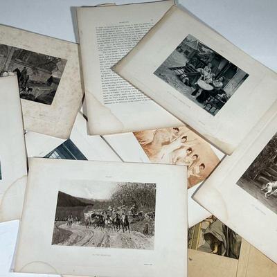 SALON DE 1892 | Unbound, prints from the Salon of 1892, Boussod, Valadon & Co, Paris & New York, comprising prints of works by...