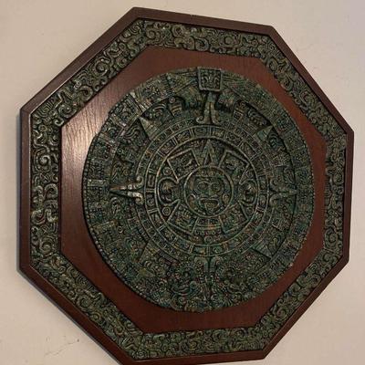 Vintage Aztec Calendar Wall Decor