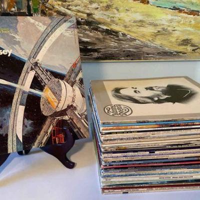 Large Lot of Vintage Vinyl Records