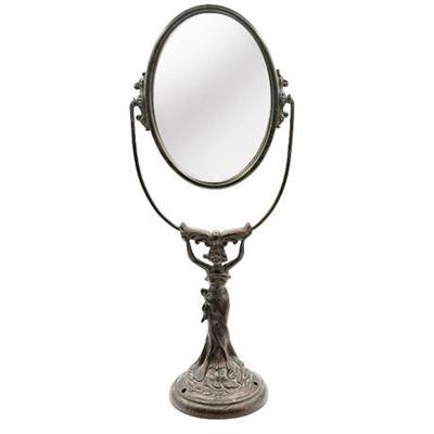 Lot 023-073   
Art Nouveau Early 20th C. French Beveled Cut Vanity Mirror