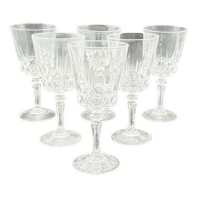 Lot 141   
Cristal D'Arques Durand Chantelle Claret Wine Glasses (6ct)