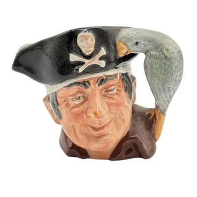 Lot 091 
Royal Doulton, Long John Silver, 1951, D6512, Toby Jug(Small)