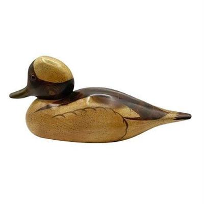 Lot 023-113  
T. Chandler Signed CarvedDecoy, Bozeman Mt, 1981