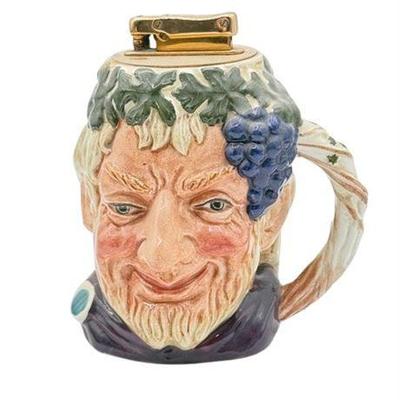 Lot 076   
Royal Doulton, Bacchus 1958 Toby Mug Table Lighter