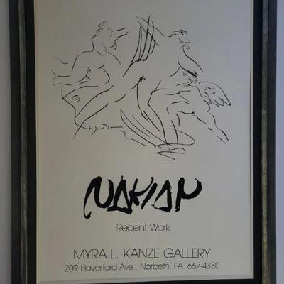 Original Litho Poster " Myths And Legends "by Iconic Artist  REUBEN NAKIAN. 