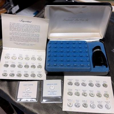 Sterling presidential mini coin set first edition