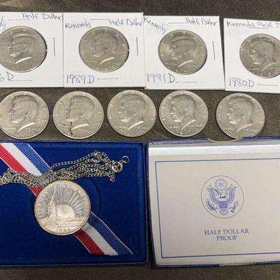 Us half dollars kennedy commemorative