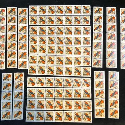 Us 1995 american kestrel 1c stamps