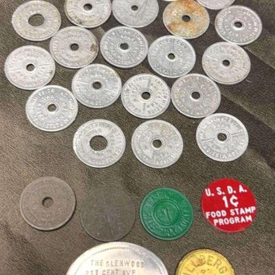Tokens sales tax trade & food stamp
