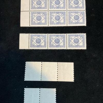Uncirculated portuguese stamps 3 wisemen symbols