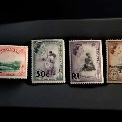 Swaziland surcharge stamps 3