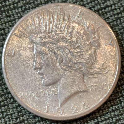 1922 s peace dollar