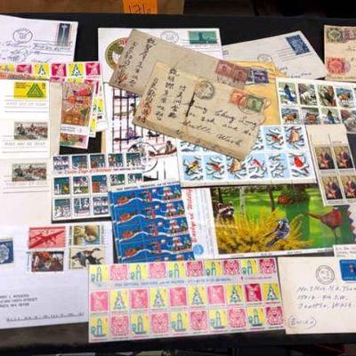 A mix of stamps other