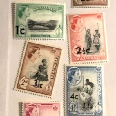 Swaziland surcharge stamps 7