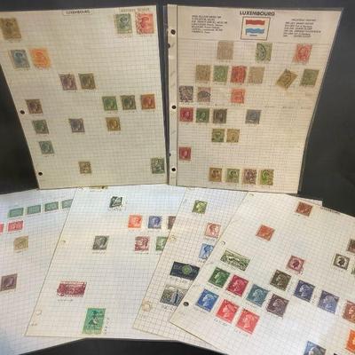 Collectible stamps of luxembourg