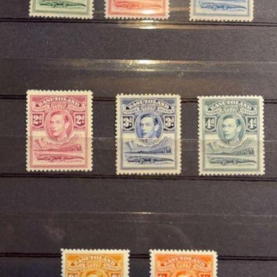 Basutoland stamps assorted