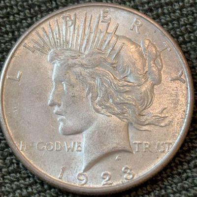 1923 s peace dollar