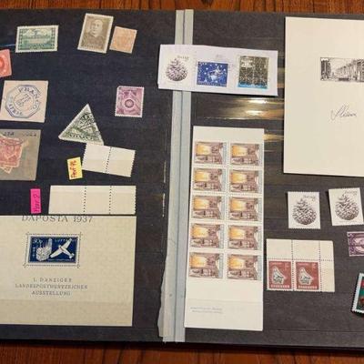 A random mix of stamps