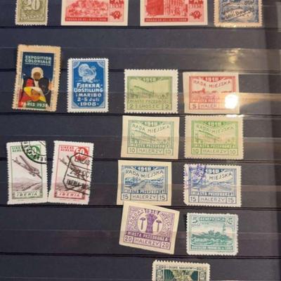 Random stamp grouping various types countries & such